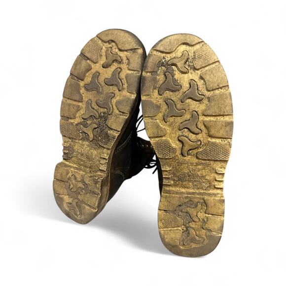 Rugged Men's Dark Brown Leather Boots - Picture 6 of 7